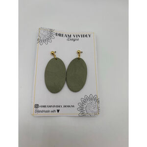Dream Vividly Designs Olive Drop Earrings